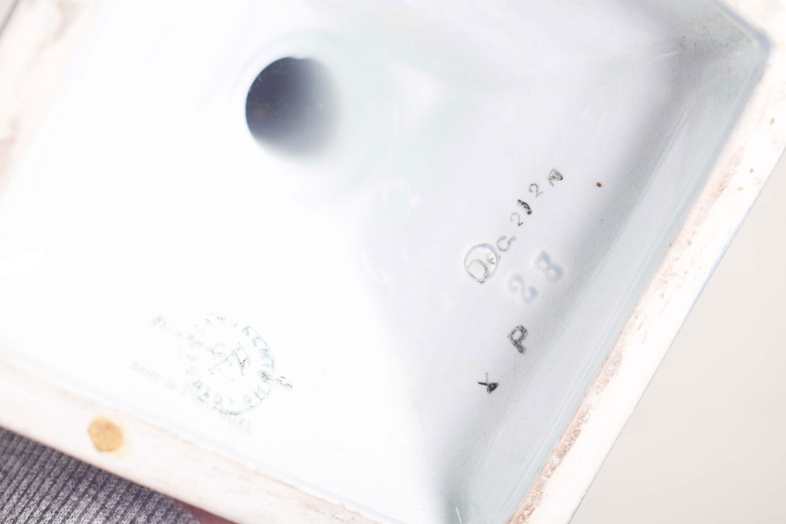 Table Lamp in Portuguese Ceramic from Candal, 1920 - 12