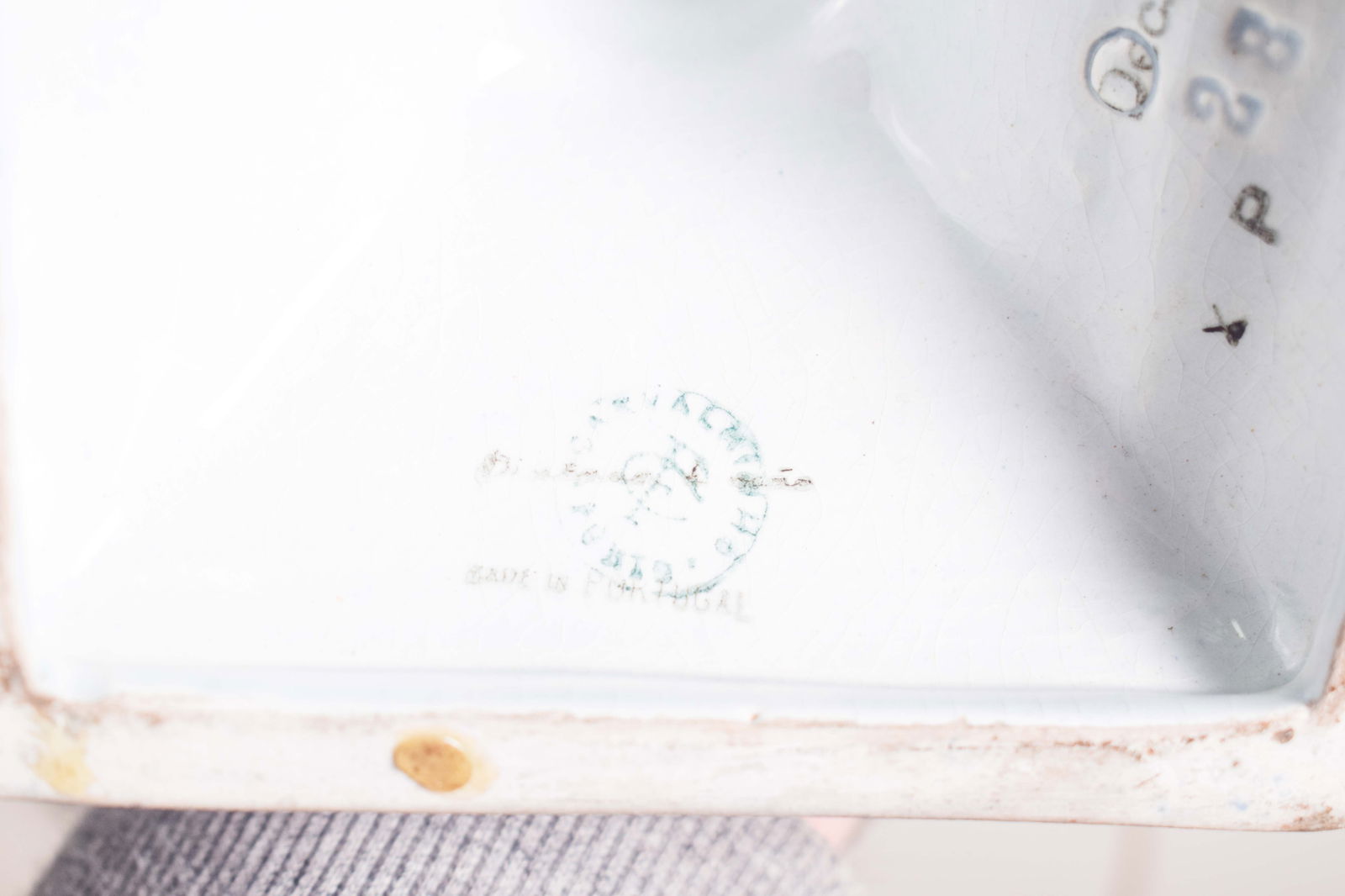 Table Lamp in Portuguese Ceramic from Candal, 1920 - 13