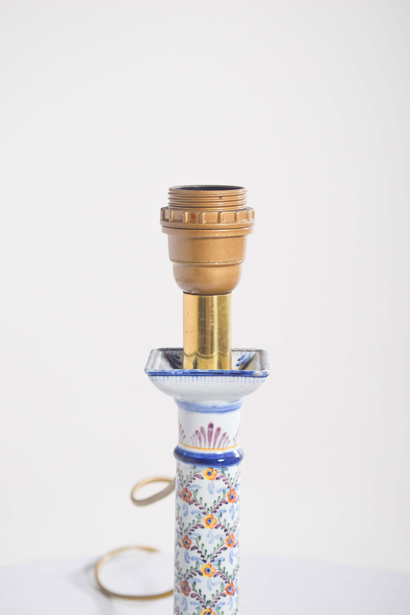 Table Lamp in Portuguese Ceramic from Candal, 1920 - 3