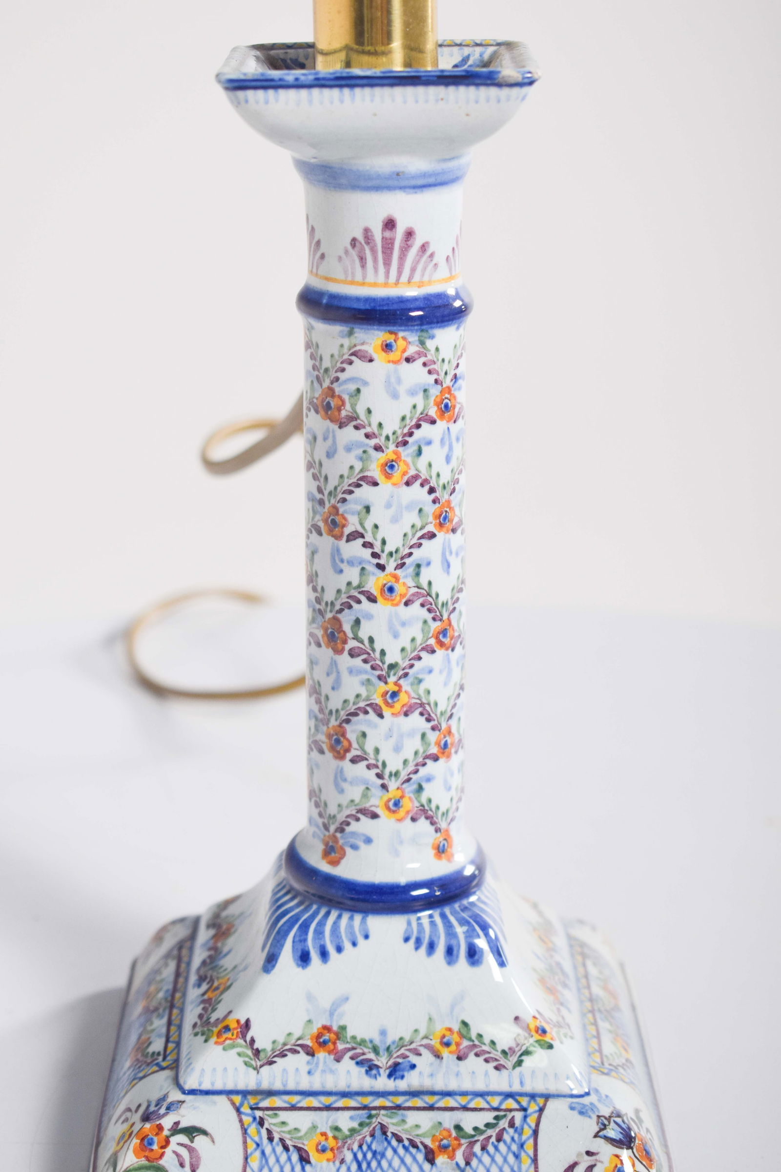 Table Lamp in Portuguese Ceramic from Candal, 1920 - 5