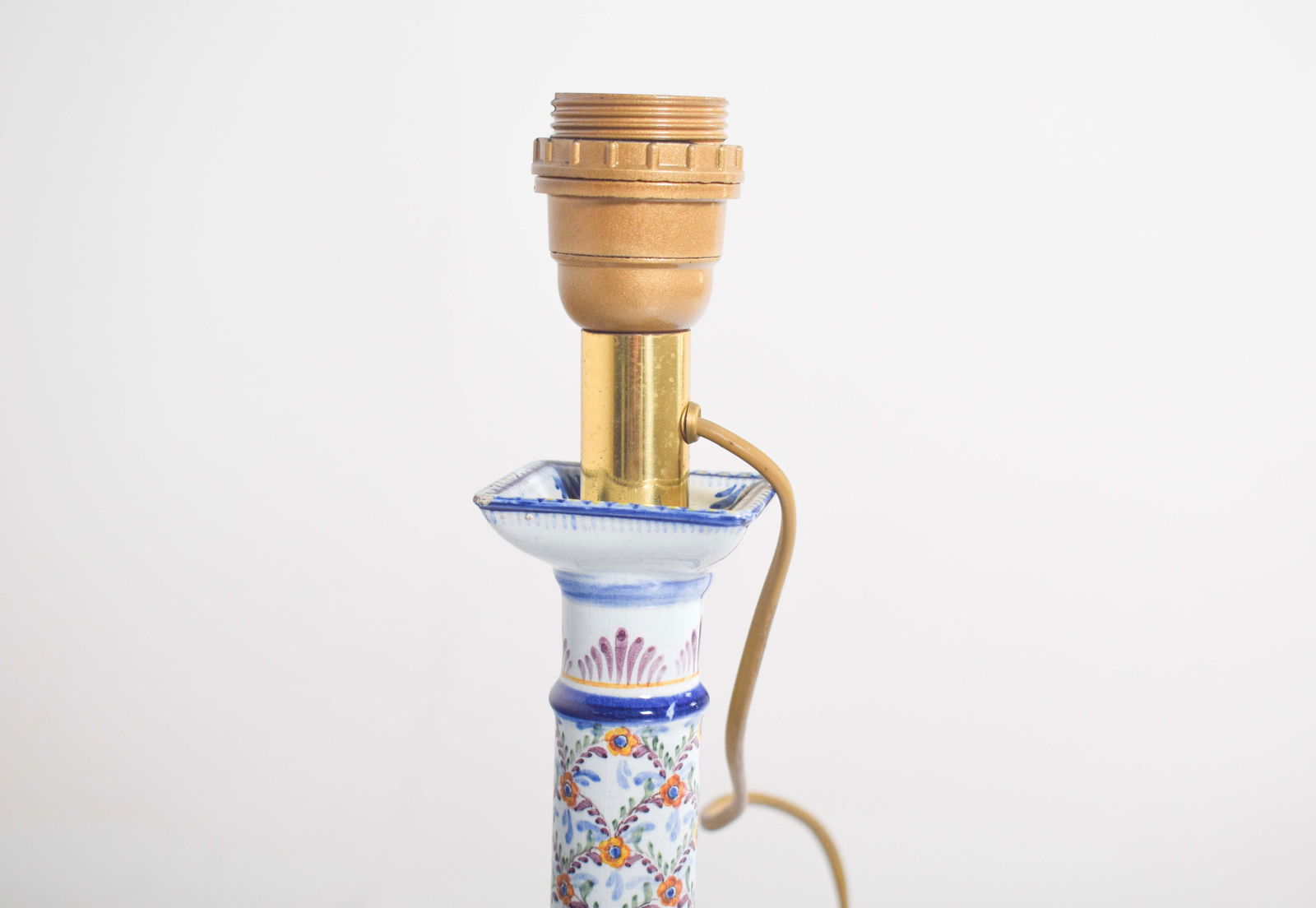 Table Lamp in Portuguese Ceramic from Candal, 1920 - 6