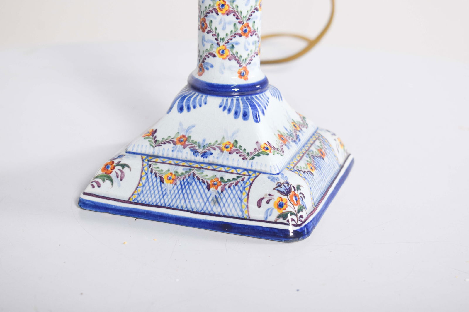 Table Lamp in Portuguese Ceramic from Candal, 1920 - 7