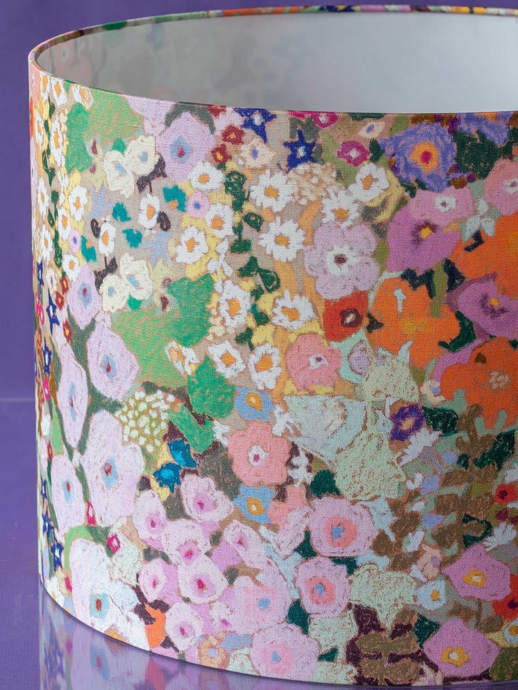 House of Hackney Floral Lampshade Table Lamp by Delft - 4