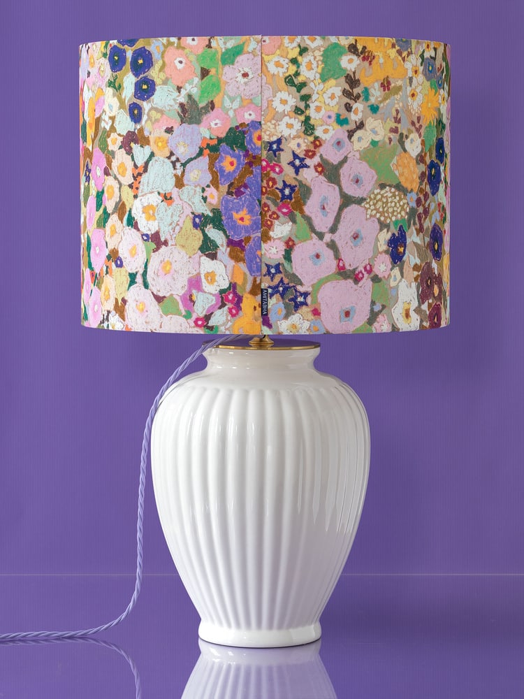 House of Hackney Floral Lampshade Table Lamp by Delft - 8