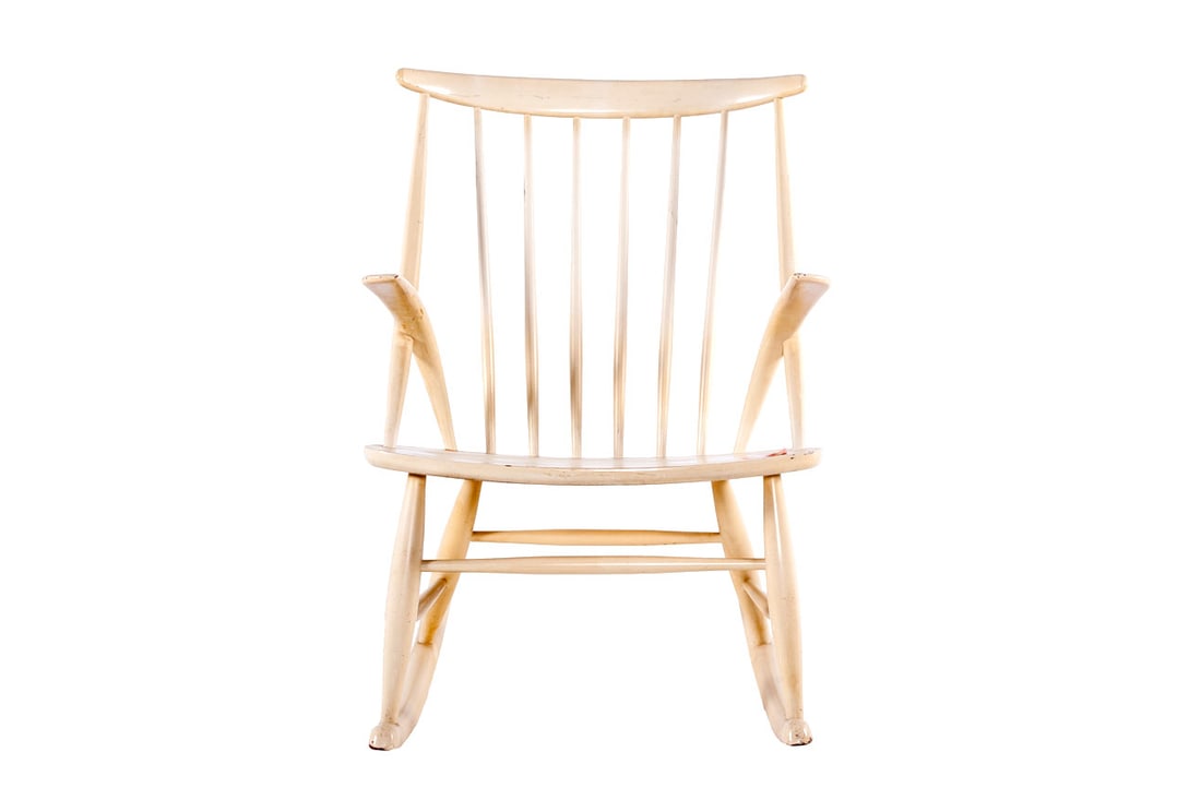 Rocking Chair by Illum Wikkelsø for Niels Eilersen - 3