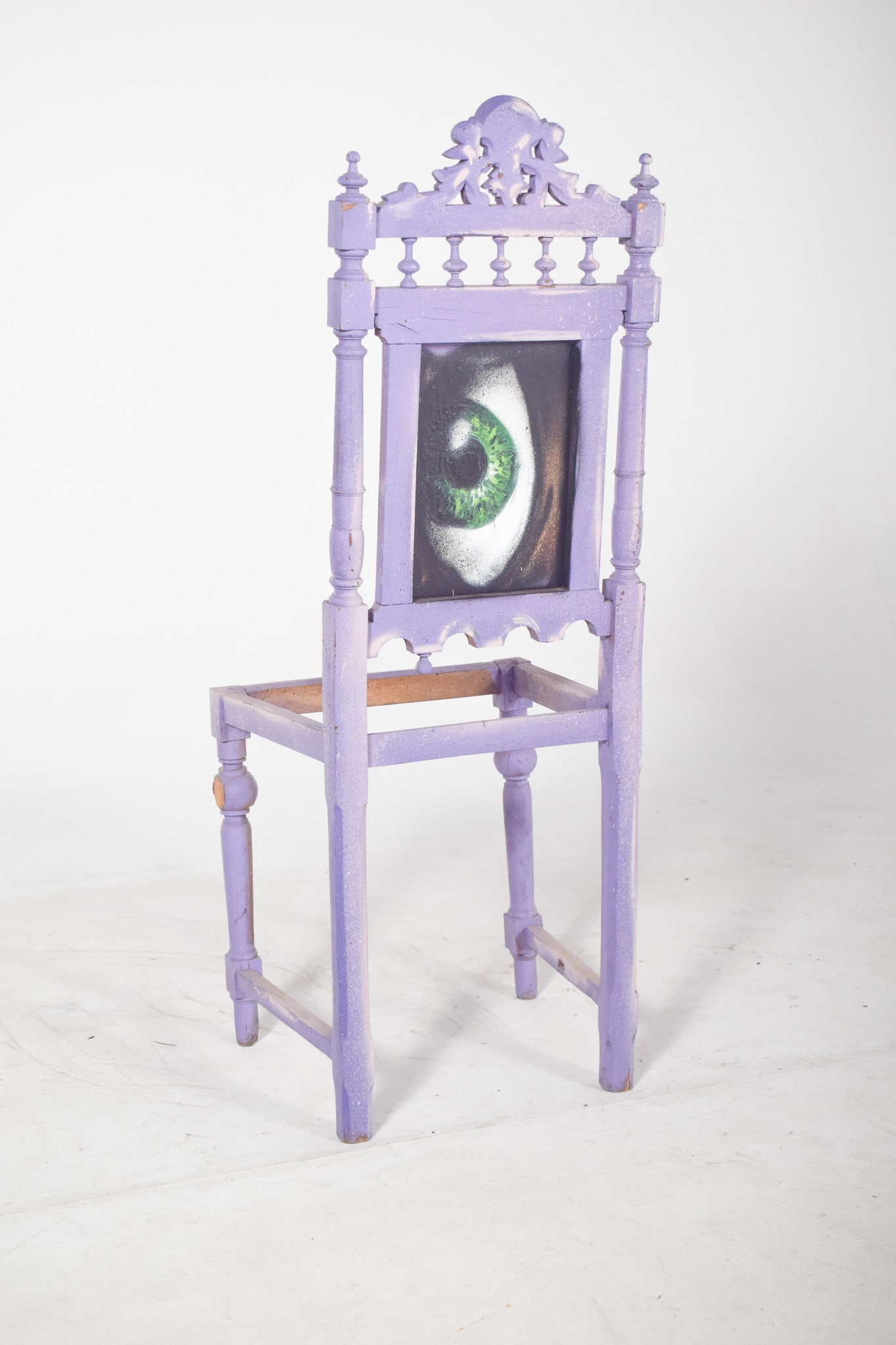 Portuguese Painted Pirate Chair by Francisco Camilo - 6