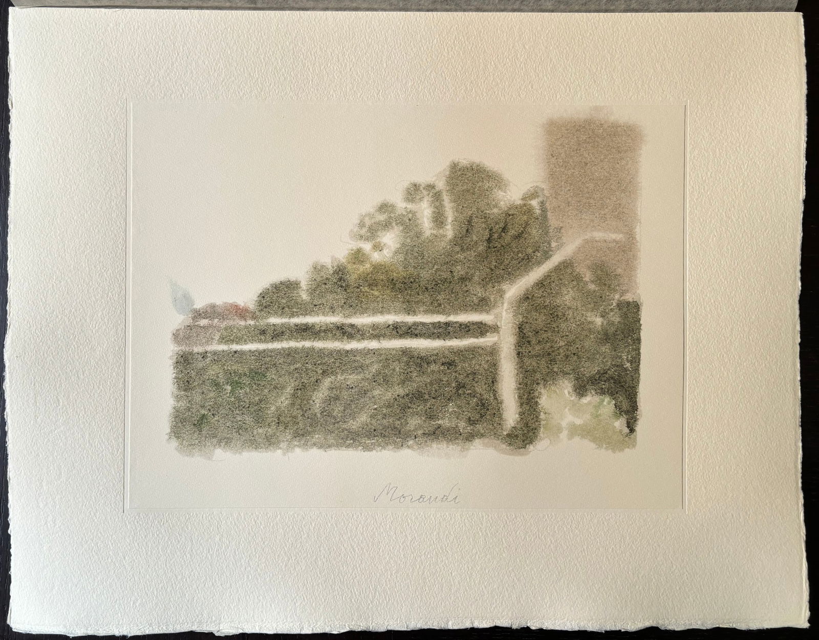 Giorgio Morandi, Landscape, 1973, Lithograph - 2