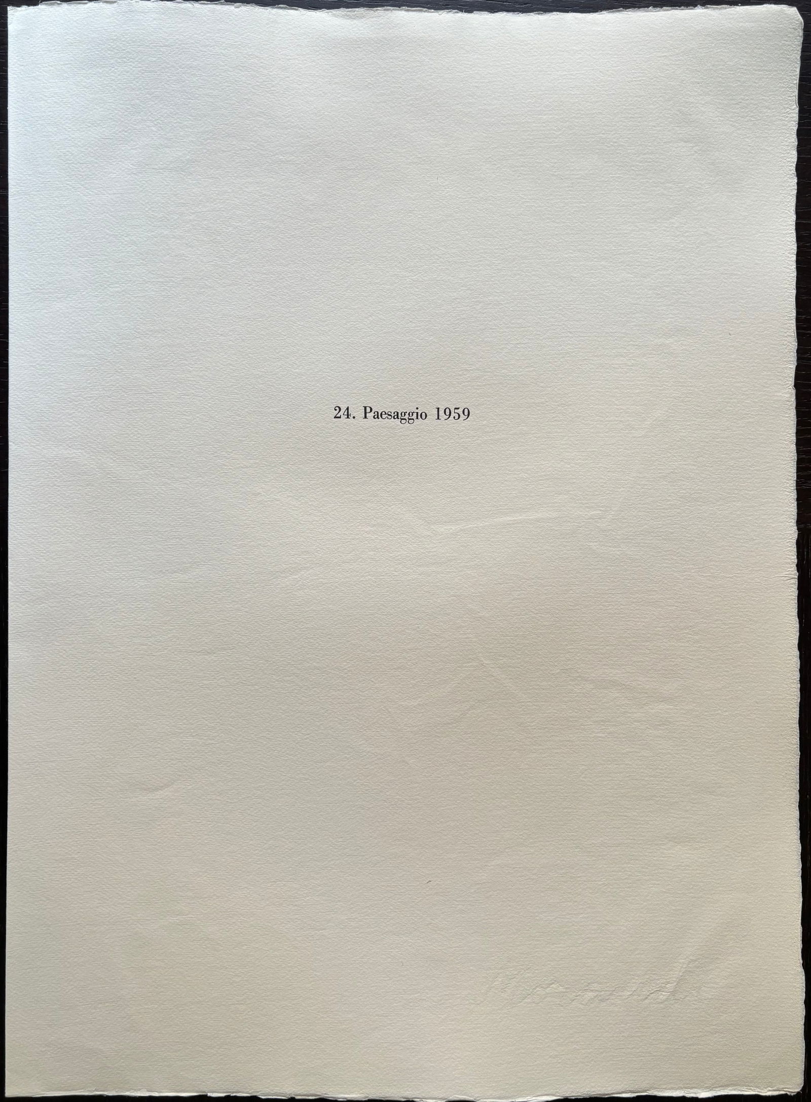 Giorgio Morandi, Landscape, 1973, Lithograph - 5