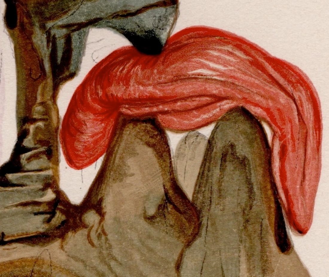 Salvador Dali, The Barraters, 1964, Original Woodcut - 5