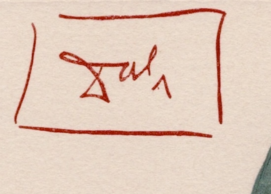 Salvador Dali, The Barraters, 1964, Original Woodcut - 6