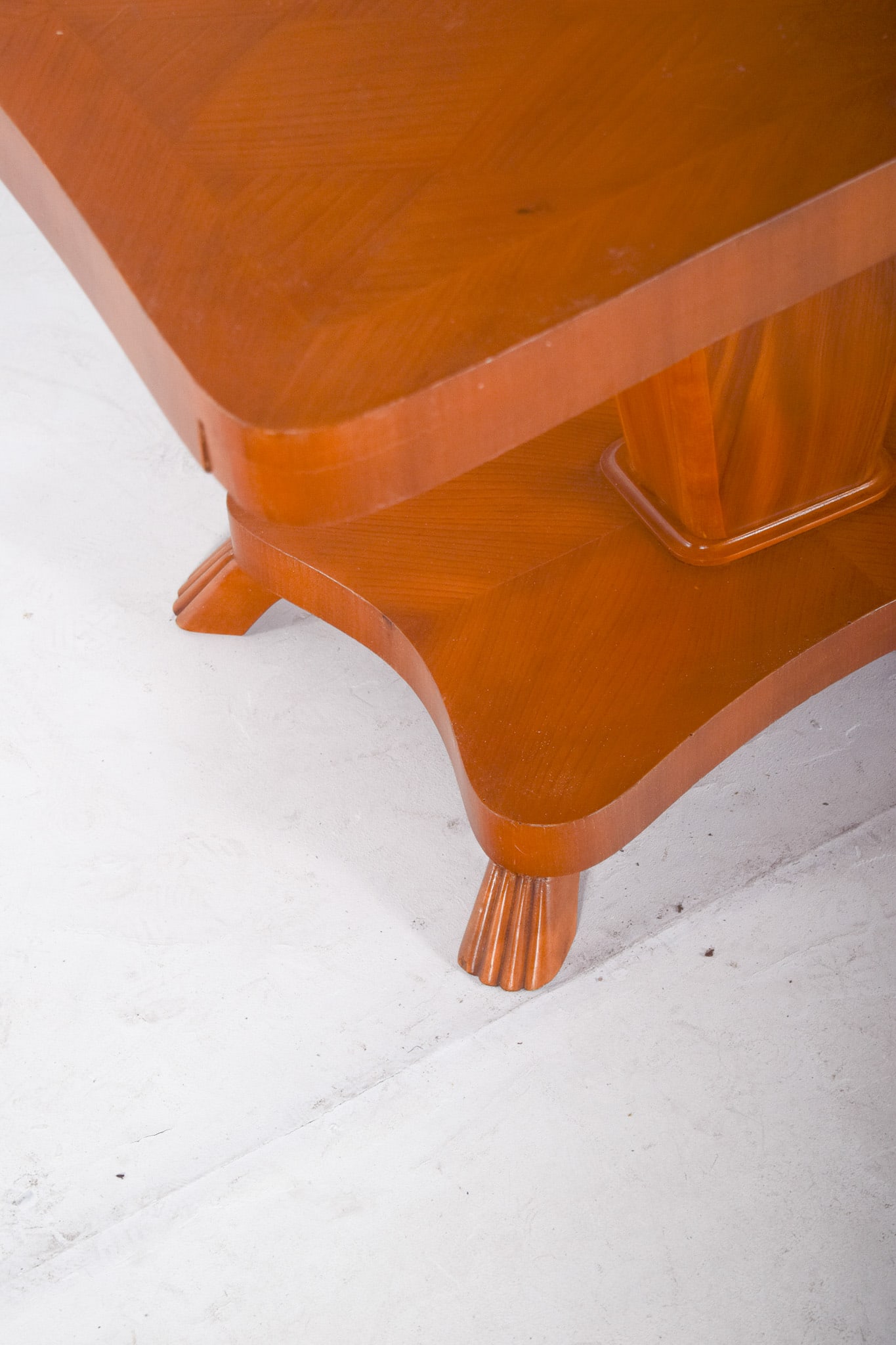 English Dining Table with Central Pedestal, 1920s - 6
