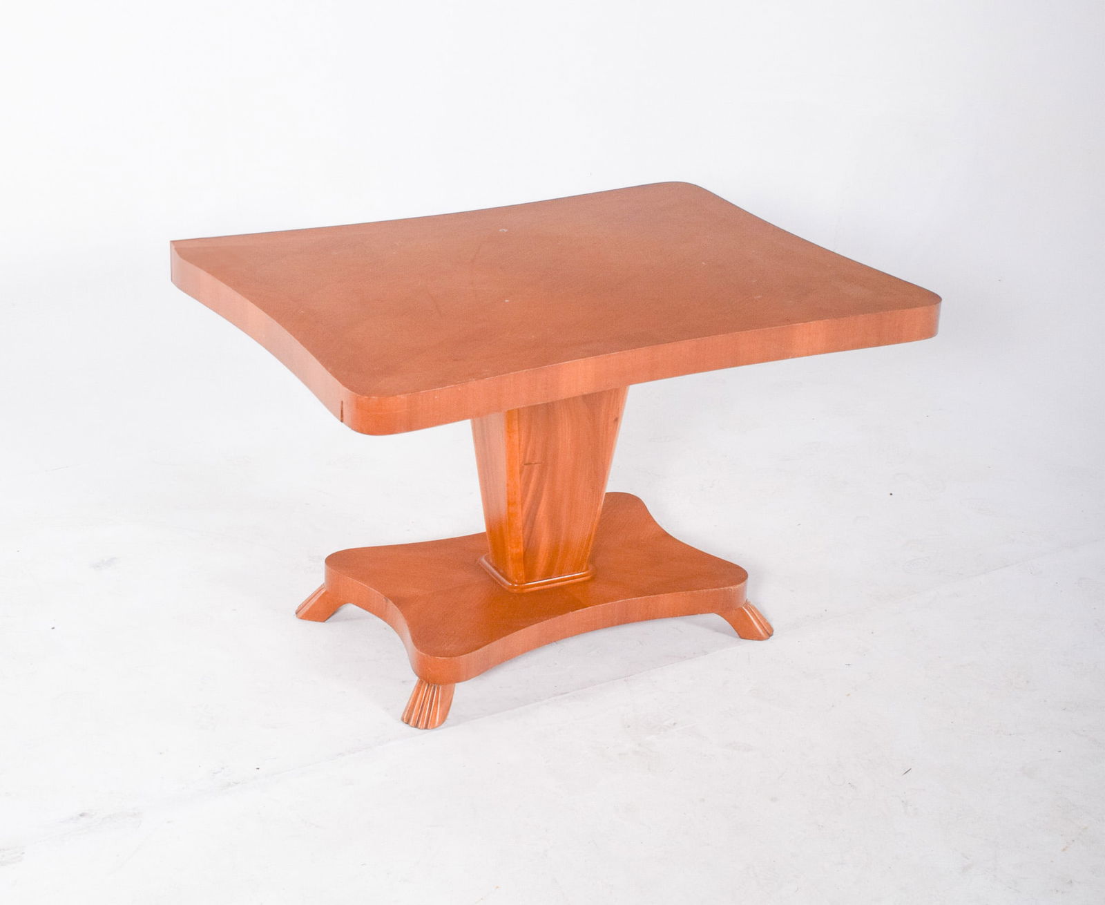 English Dining Table with Central Pedestal, 1920s - 7