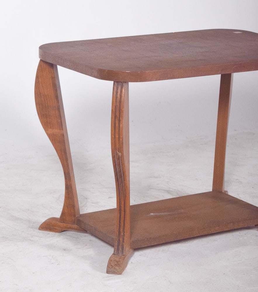 Vintage Portuguese Art Deco Coffee Table, 1920s - 4