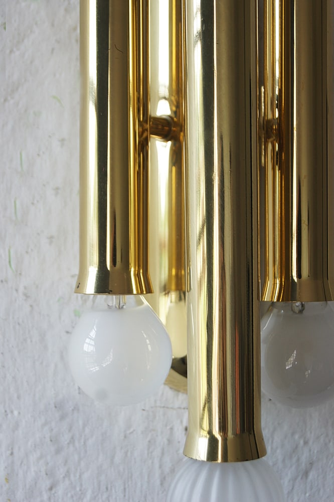 Vintage Italian Solid Brass Wall Lamp - 5