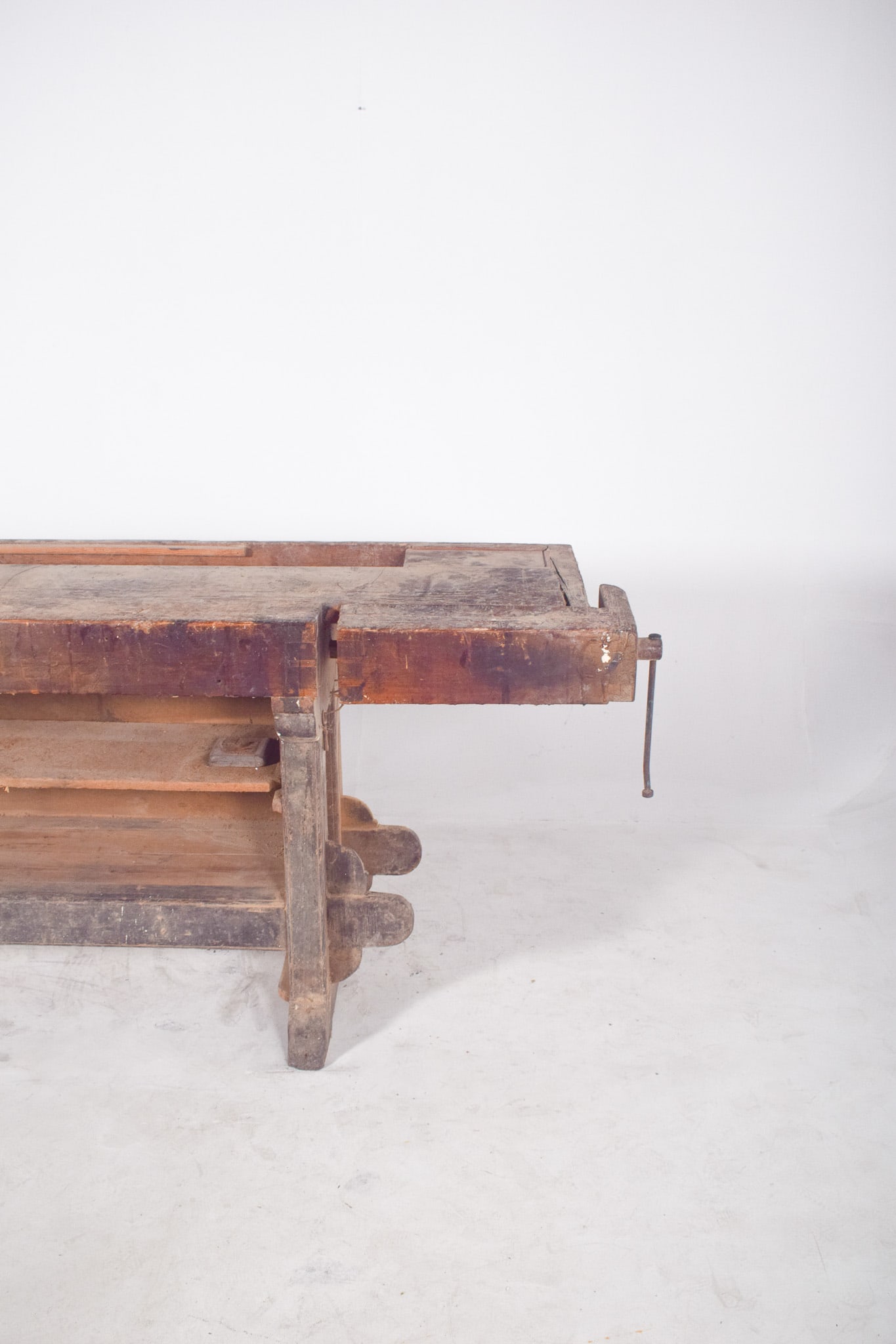 Portuguese Woodworkers Workbench, 1950s - 2