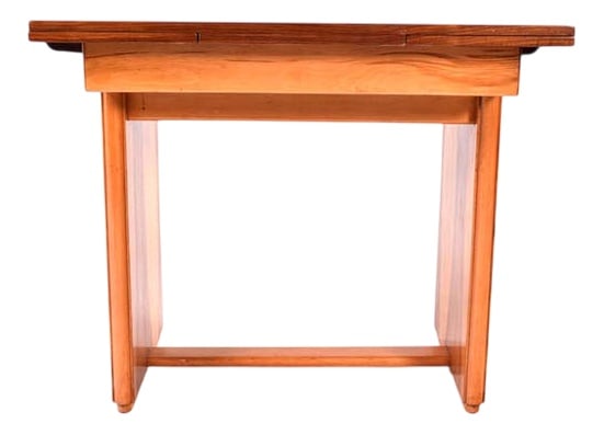 Small Art Deco Walnut Dining Table, 1920s (1 of 7)