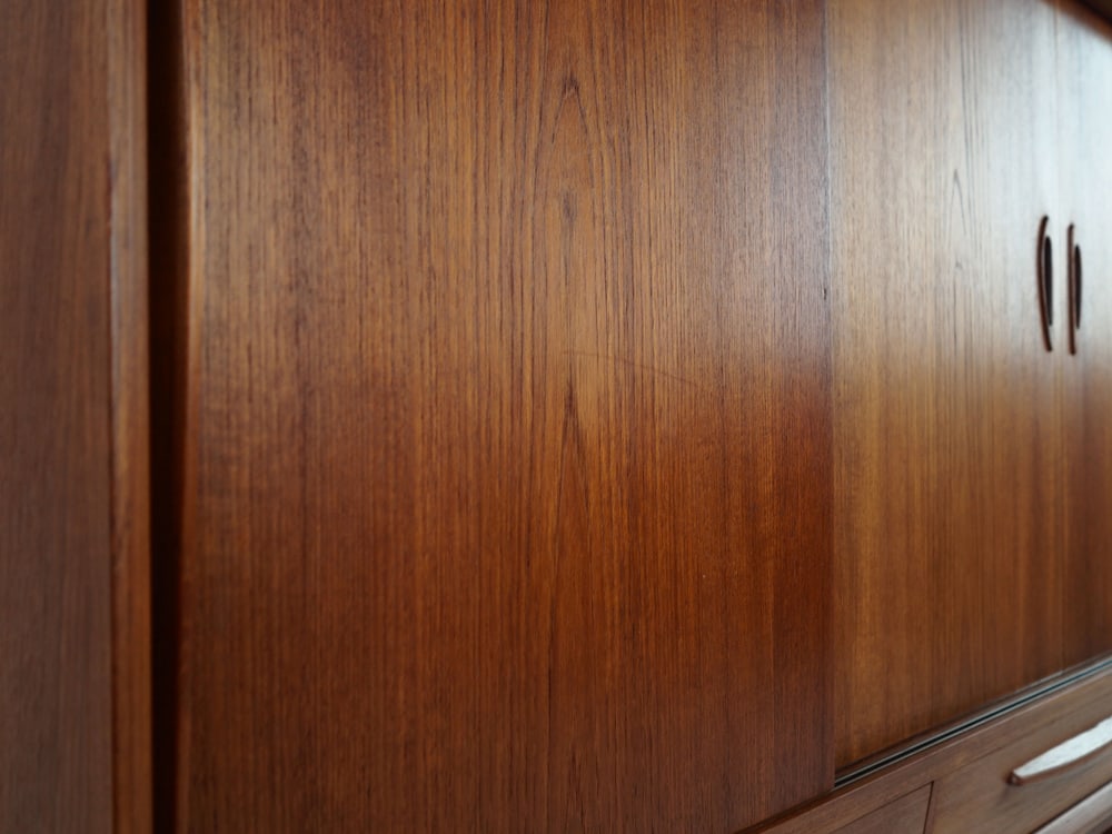 Danish Teak Highboard, 1970s - 11