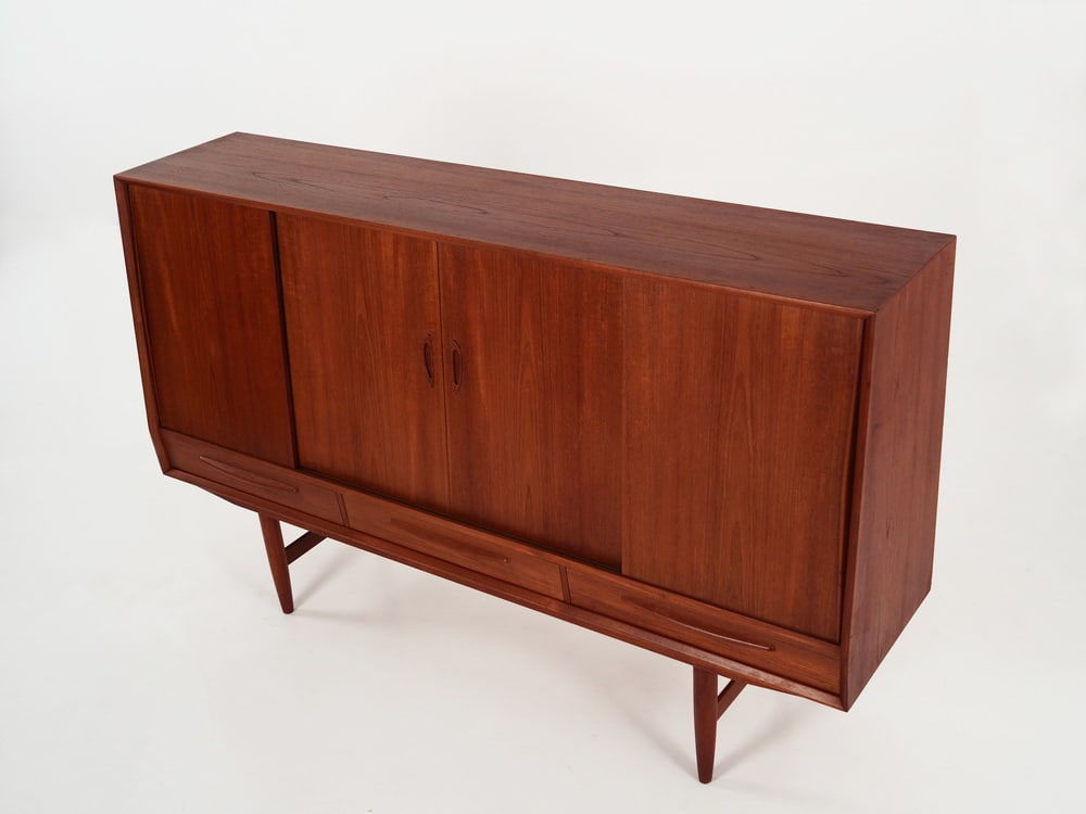 Danish Teak Highboard, 1970s - 8