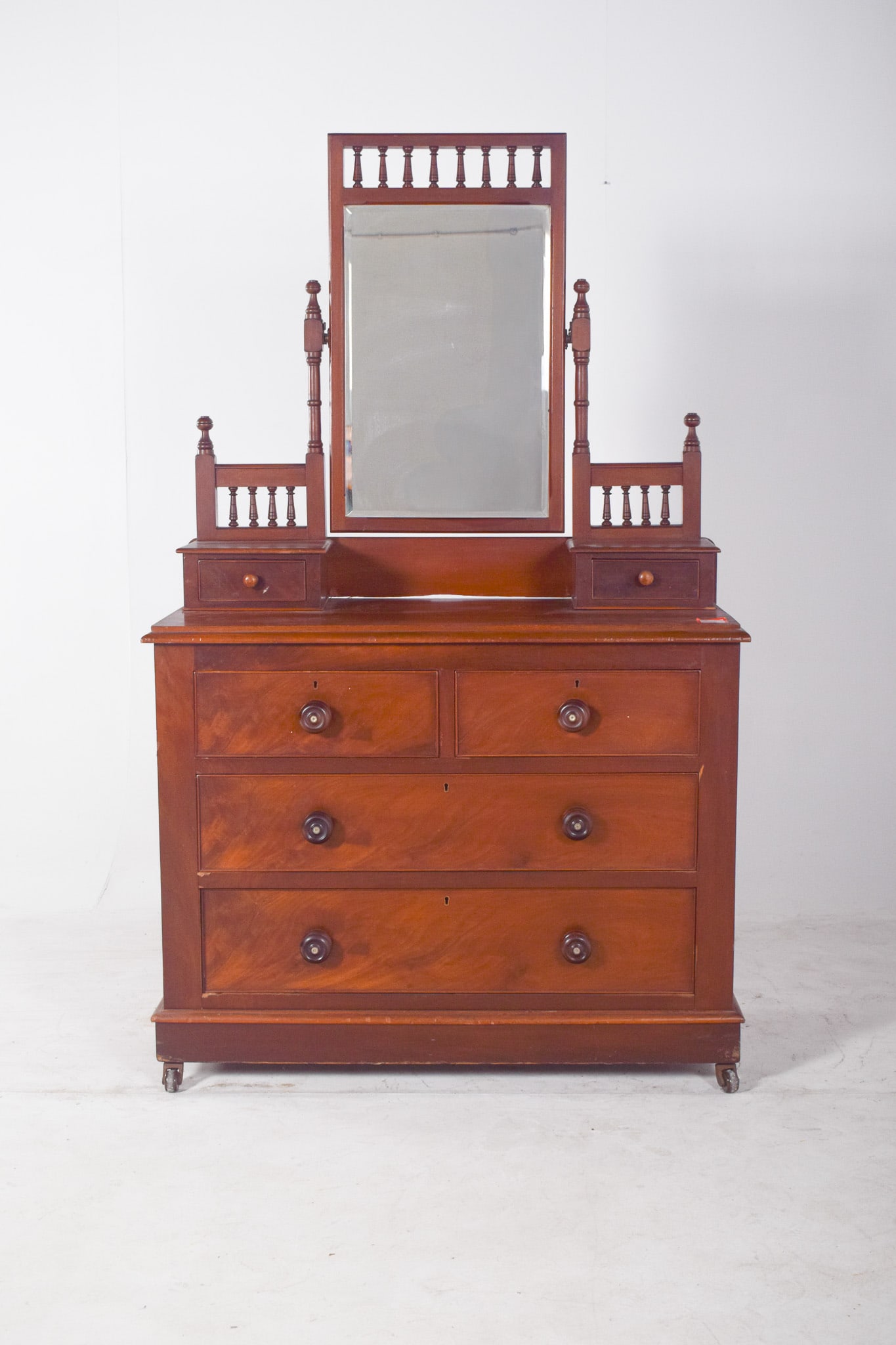 Vintage English Dressing Table with Drawers, 1920s - 2
