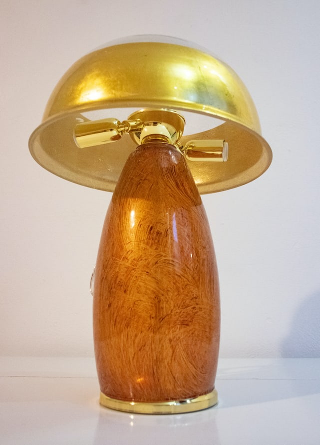 Murano Glass Table Lamp in Murano Glass by Ribes - 2