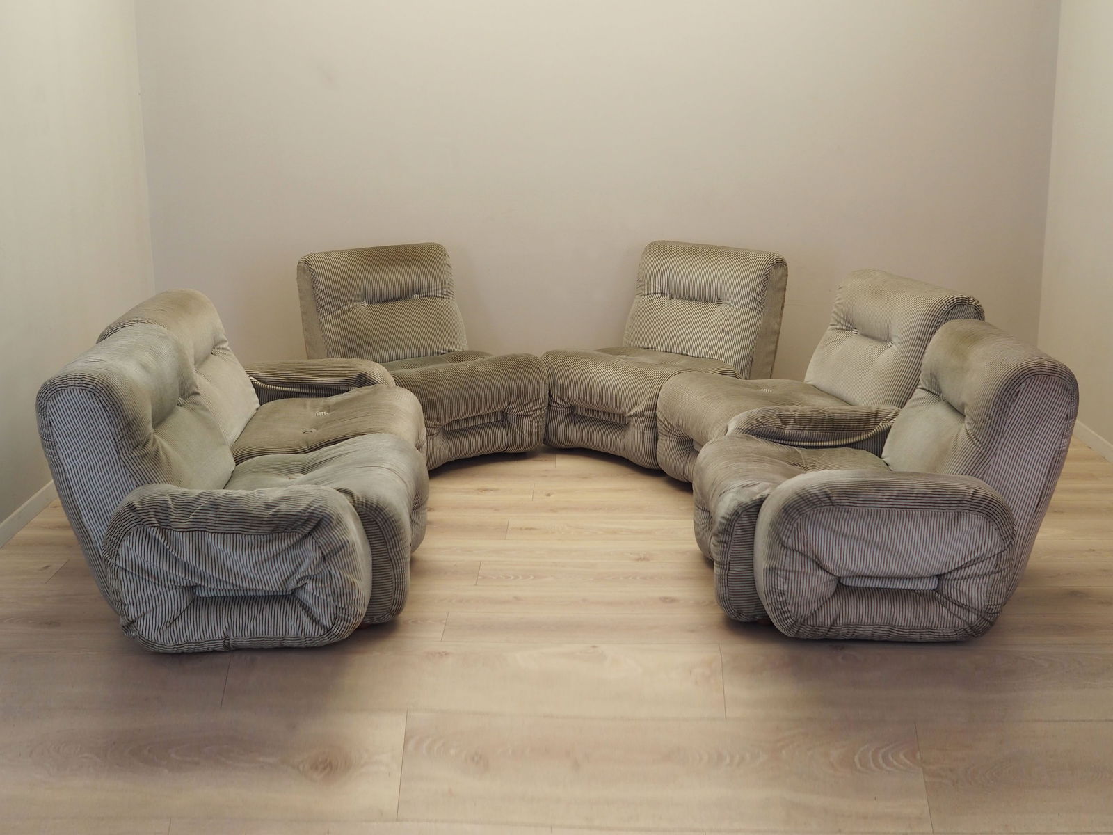 Vintage Italian Modular Sofa, 1960s, Set of 6 - 2