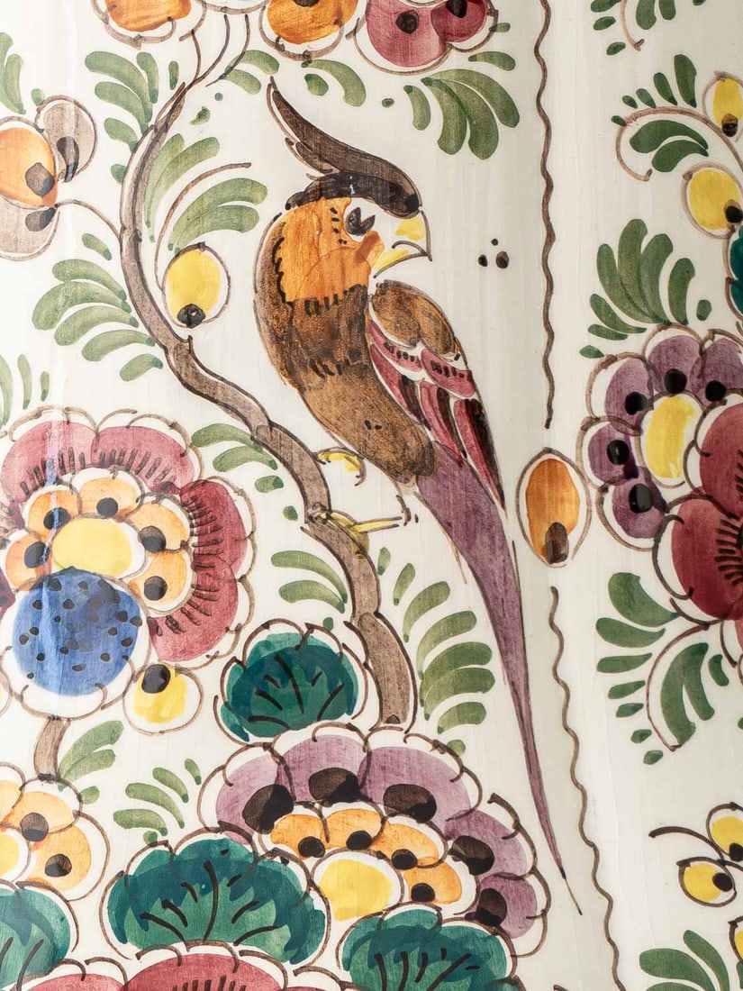 Polychrome Delft Double Gourd Vase from Velsen, 1960s - 6