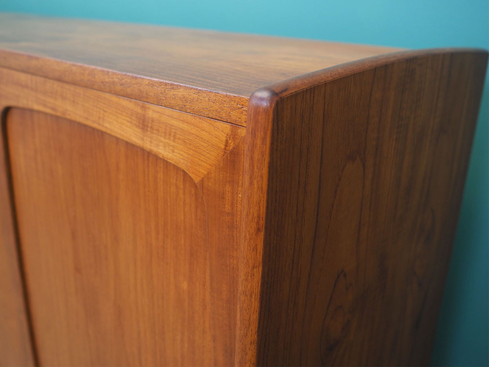 Vintage Danish Teak Highboard, 1960s - 10