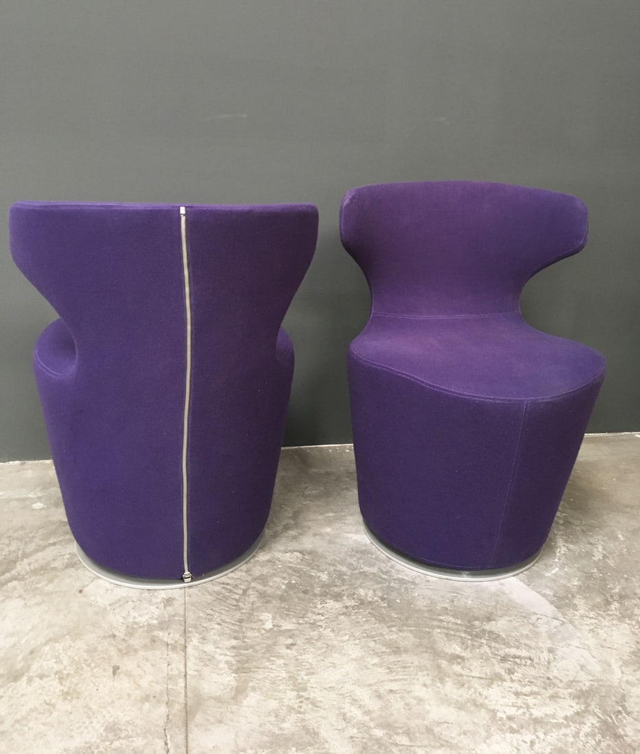 Fabric Armchairs from B&B Italia / C&B Italia, Set of 2 - 16