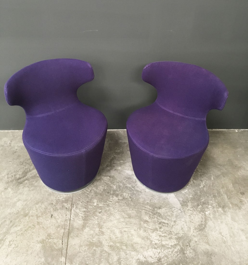 Fabric Armchairs from B&B Italia / C&B Italia, Set of 2 - 3