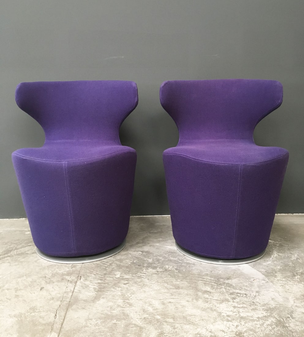 Fabric Armchairs from B&B Italia / C&B Italia, Set of 2 - 9