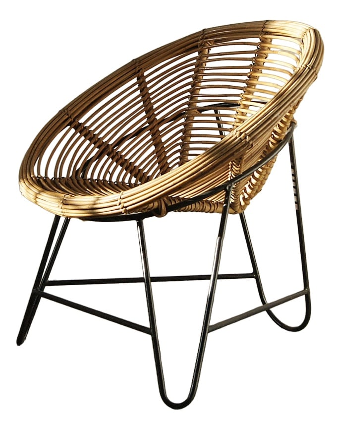 Vintage Wicker Side Chair (1 of 10)