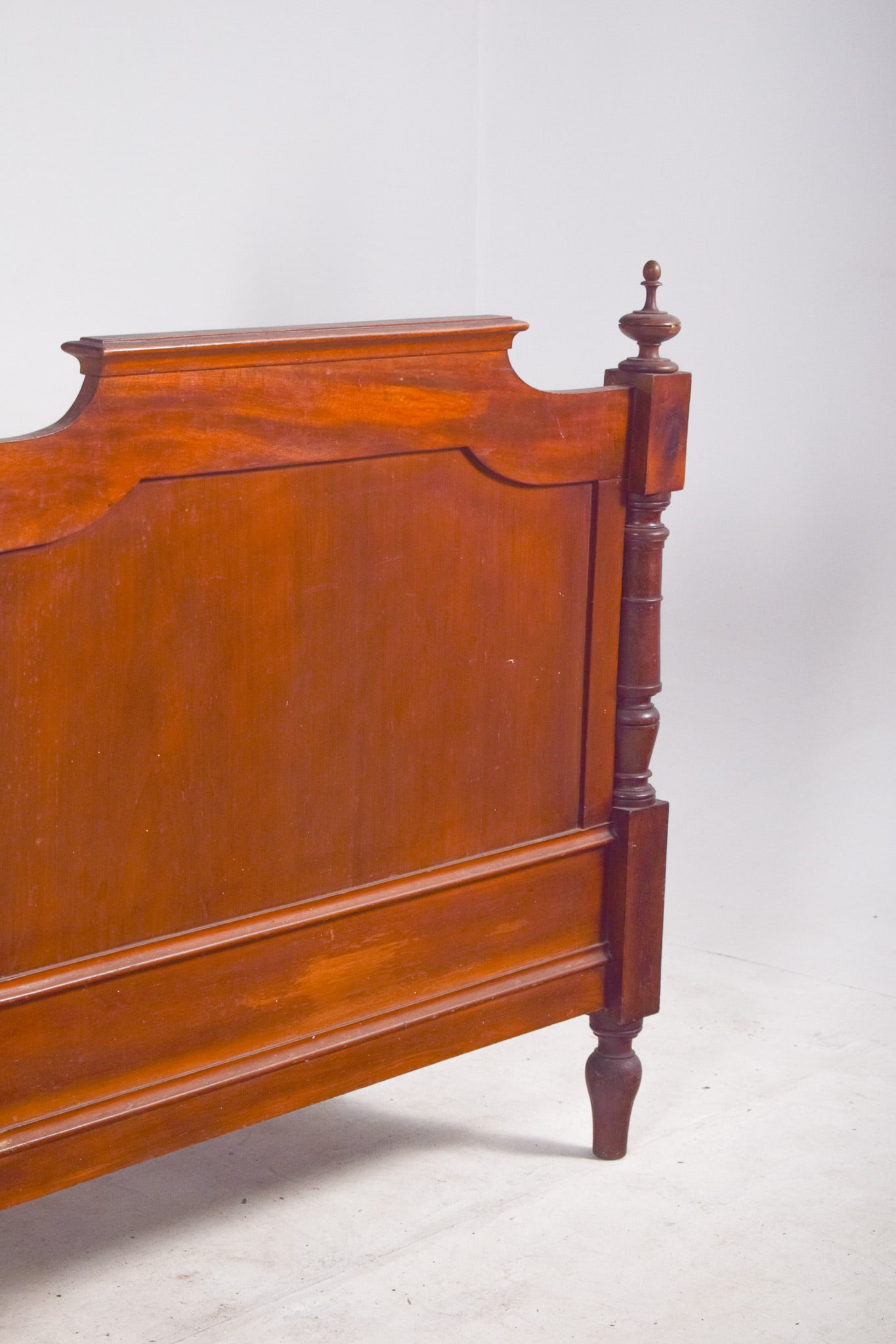 Portuguese Light Wood Single Bed, 1940 - 5