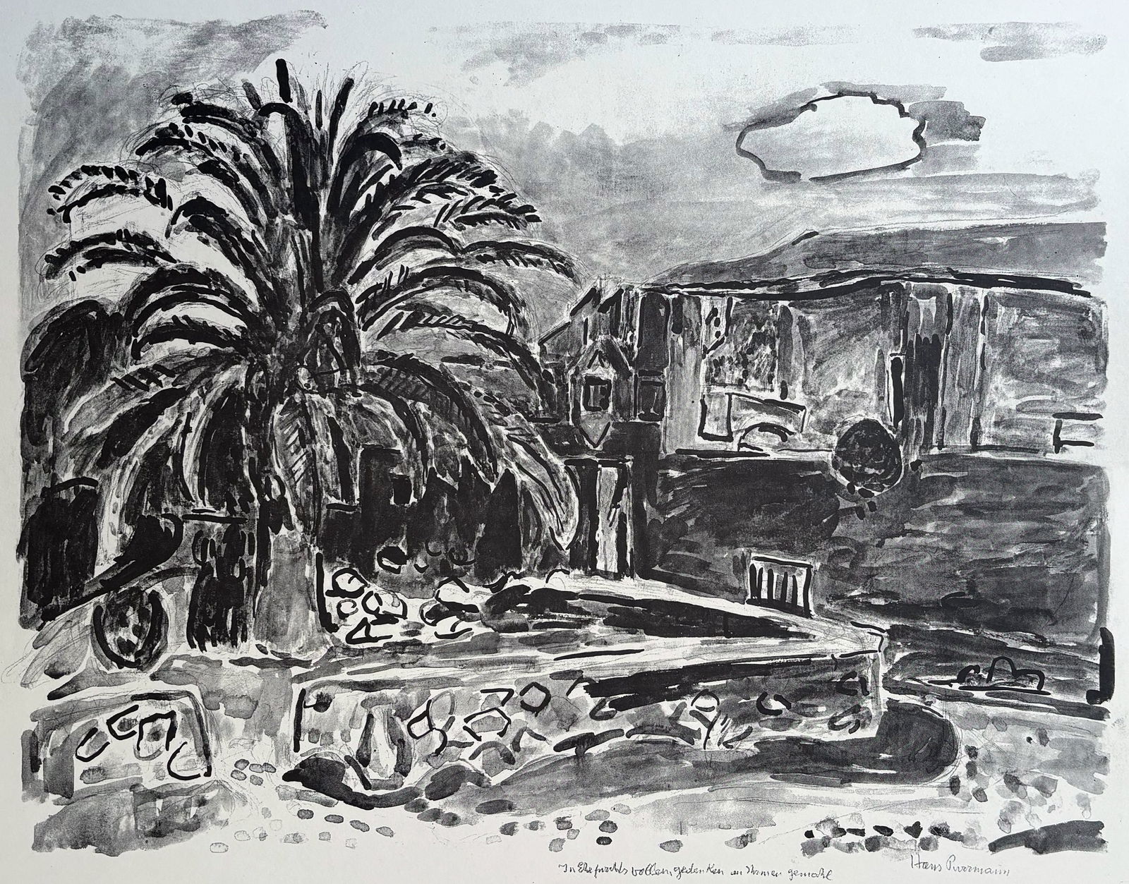 Hans Purrmann, Composition, 1966, Lithograph - 2