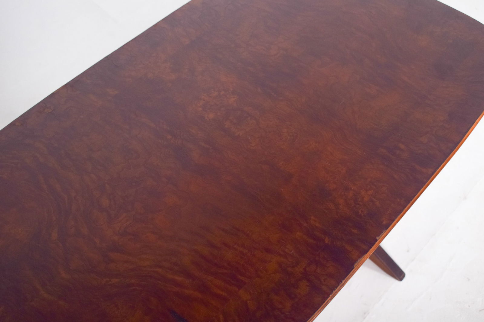 Rectangular Coffee Table with V-Shaped Legs, 1950s - 8