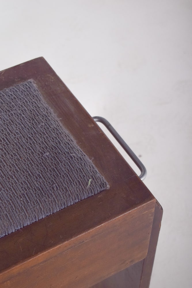 Mid-Century Modern Wooden Piano Bench - 6