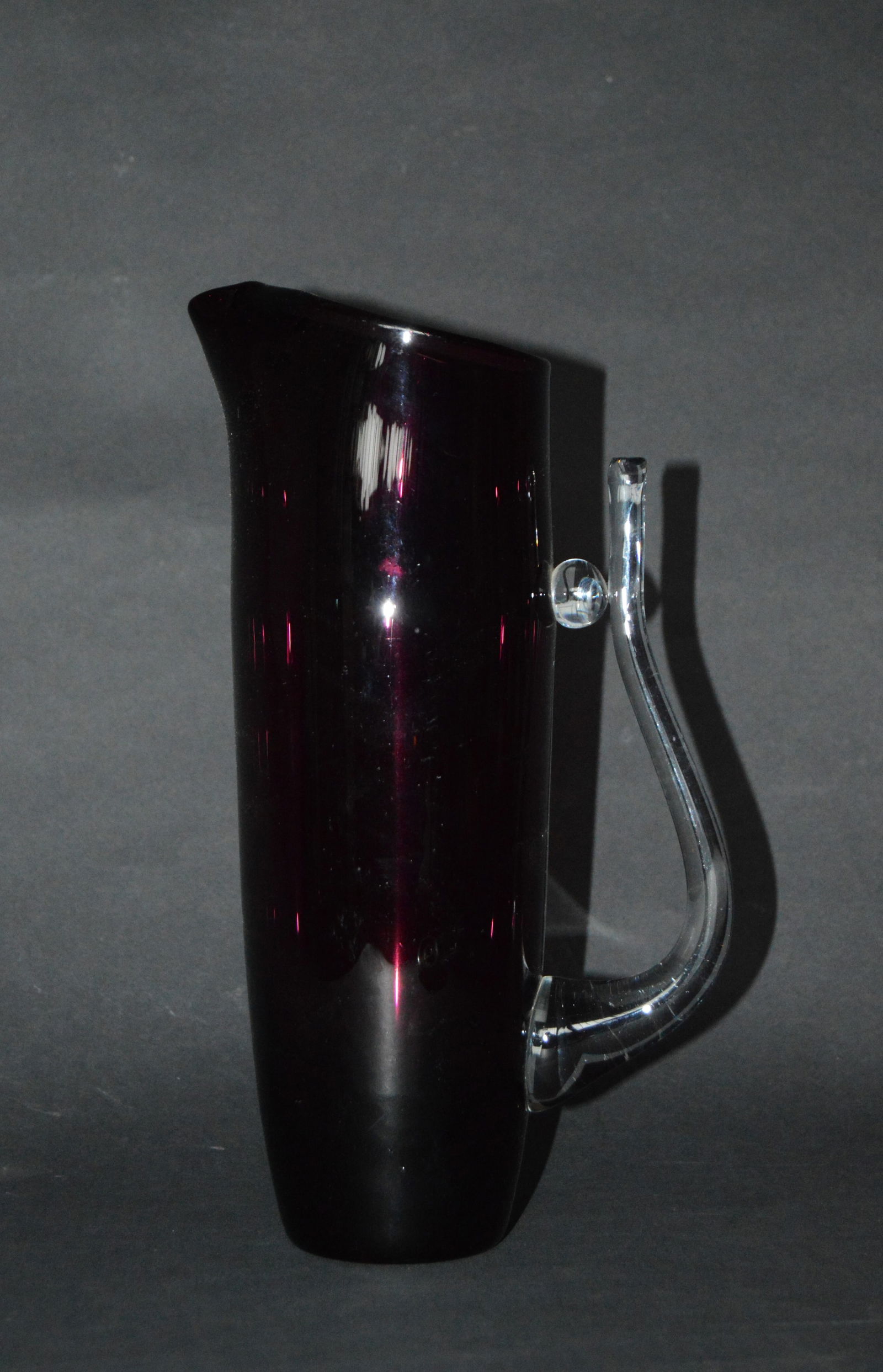 Glass Carafe attributed to Wszewłod Sarnecki, 1980s - 6