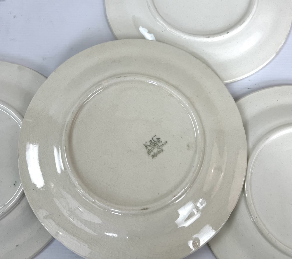 Plates with Dishse from Saint Clément, Set of 7 - 16