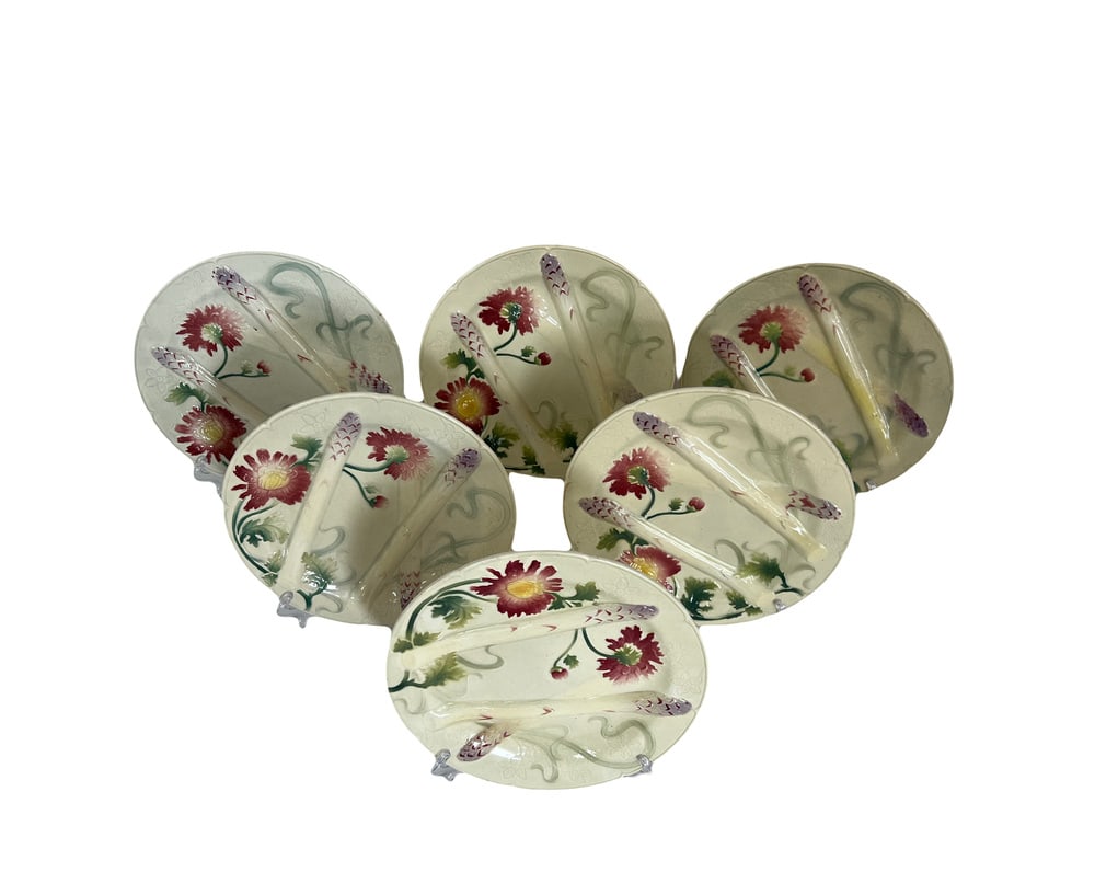 Plates with Dishse from Saint Clément, Set of 7 - 5