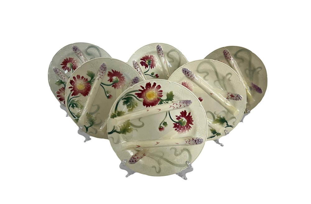 Plates with Dishse from Saint Clément, Set of 7 - 6