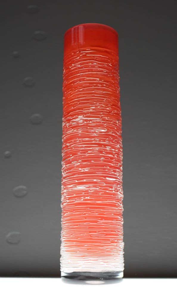 Glass Vase by Edenfalk, Skruf, Sweden - 12