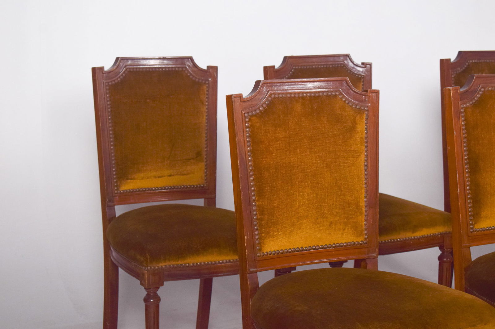 Portuguese Dining Chairs, 1950s, Set of 8 - 7