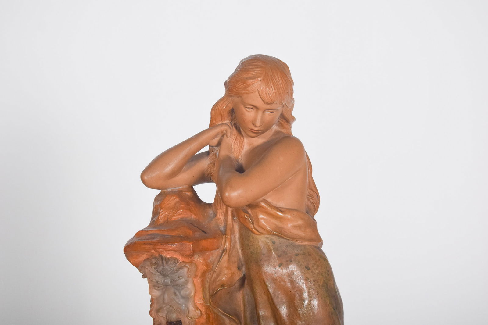 La Cruche Cassée Jug Figurine in Clay, France, 1950s - 2