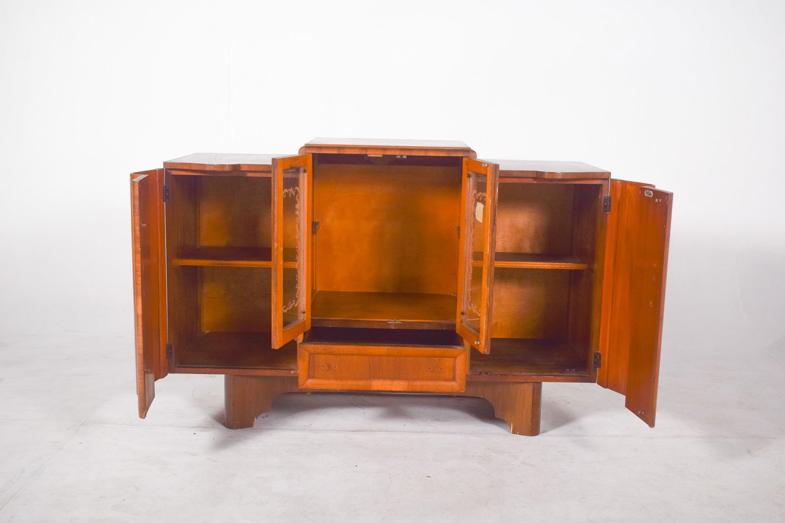 European Art Deco Sideboard with Bar, 1920s - 3