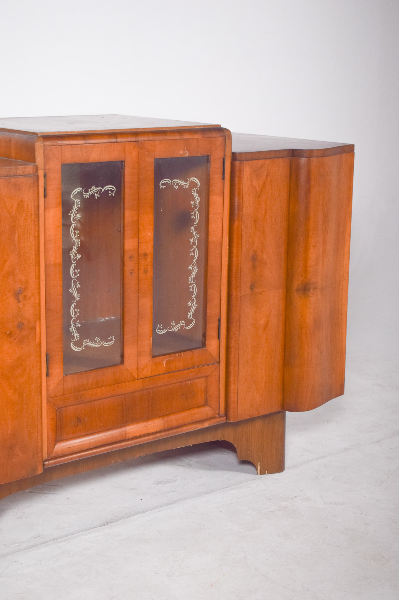 European Art Deco Sideboard with Bar, 1920s - 9