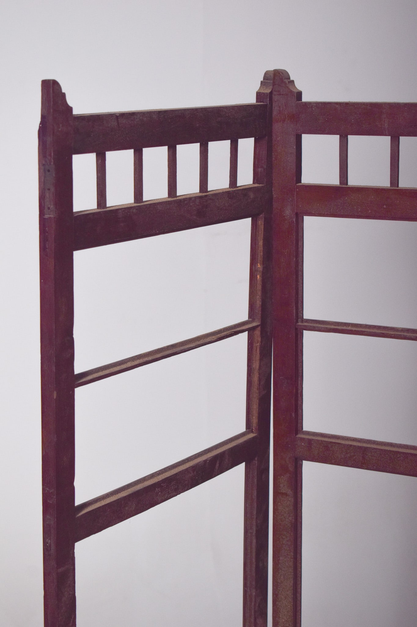 Portuguese Wooden Folding Screen Frame, 1950 - 4