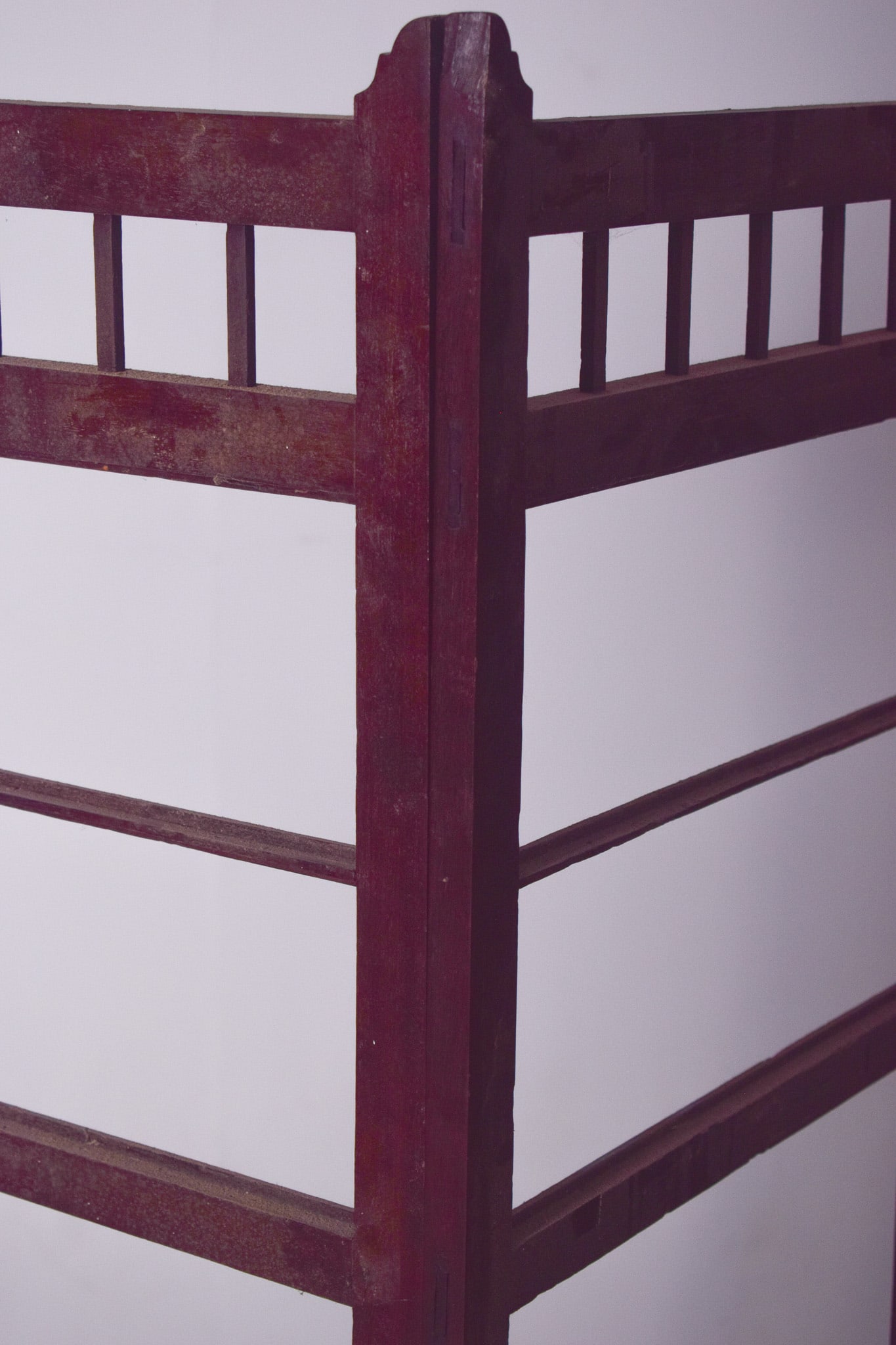 Portuguese Wooden Folding Screen Frame, 1950 - 6