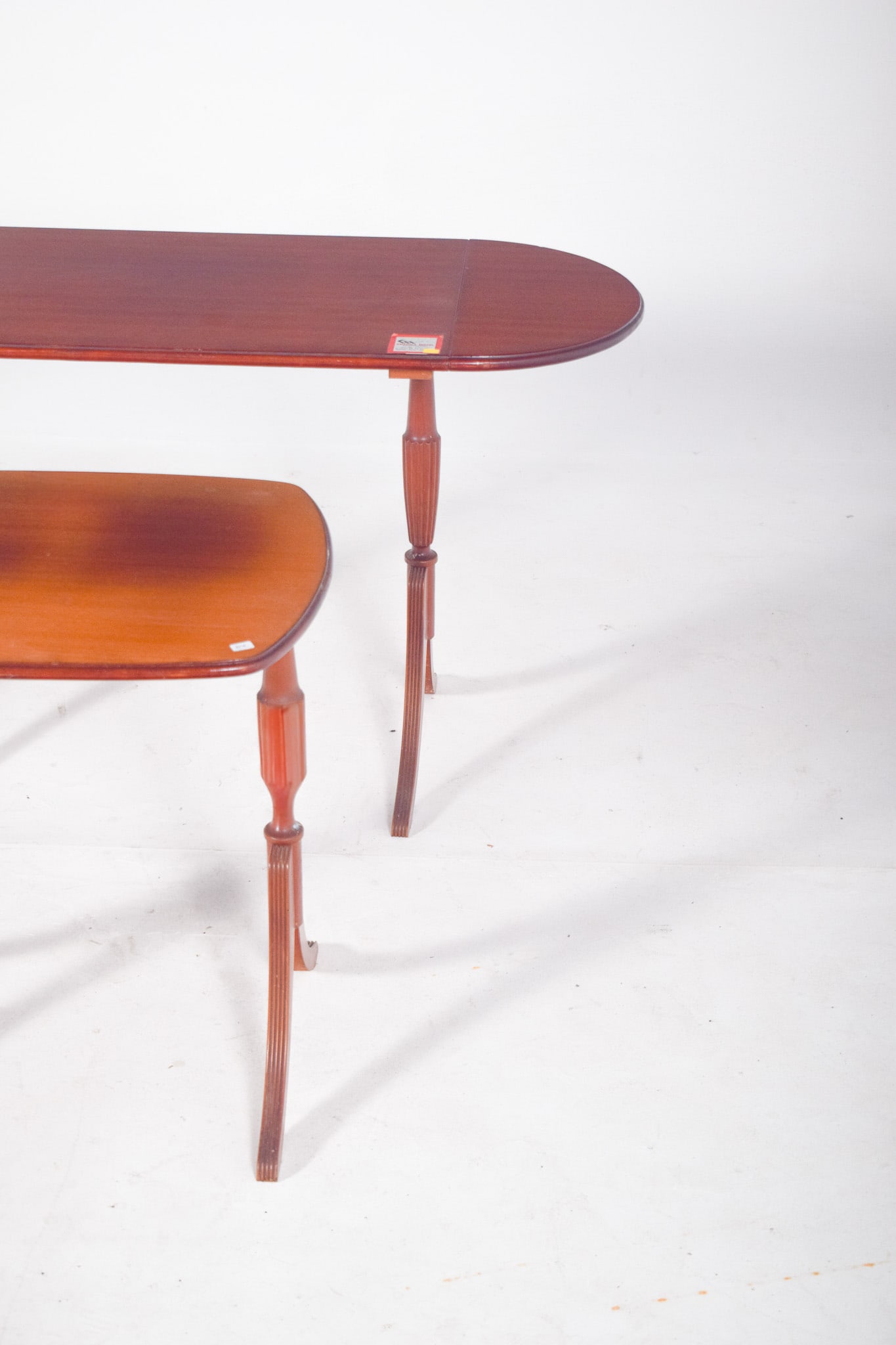 English Wood Nesting Tables, 1890s, Set of 2 - 6