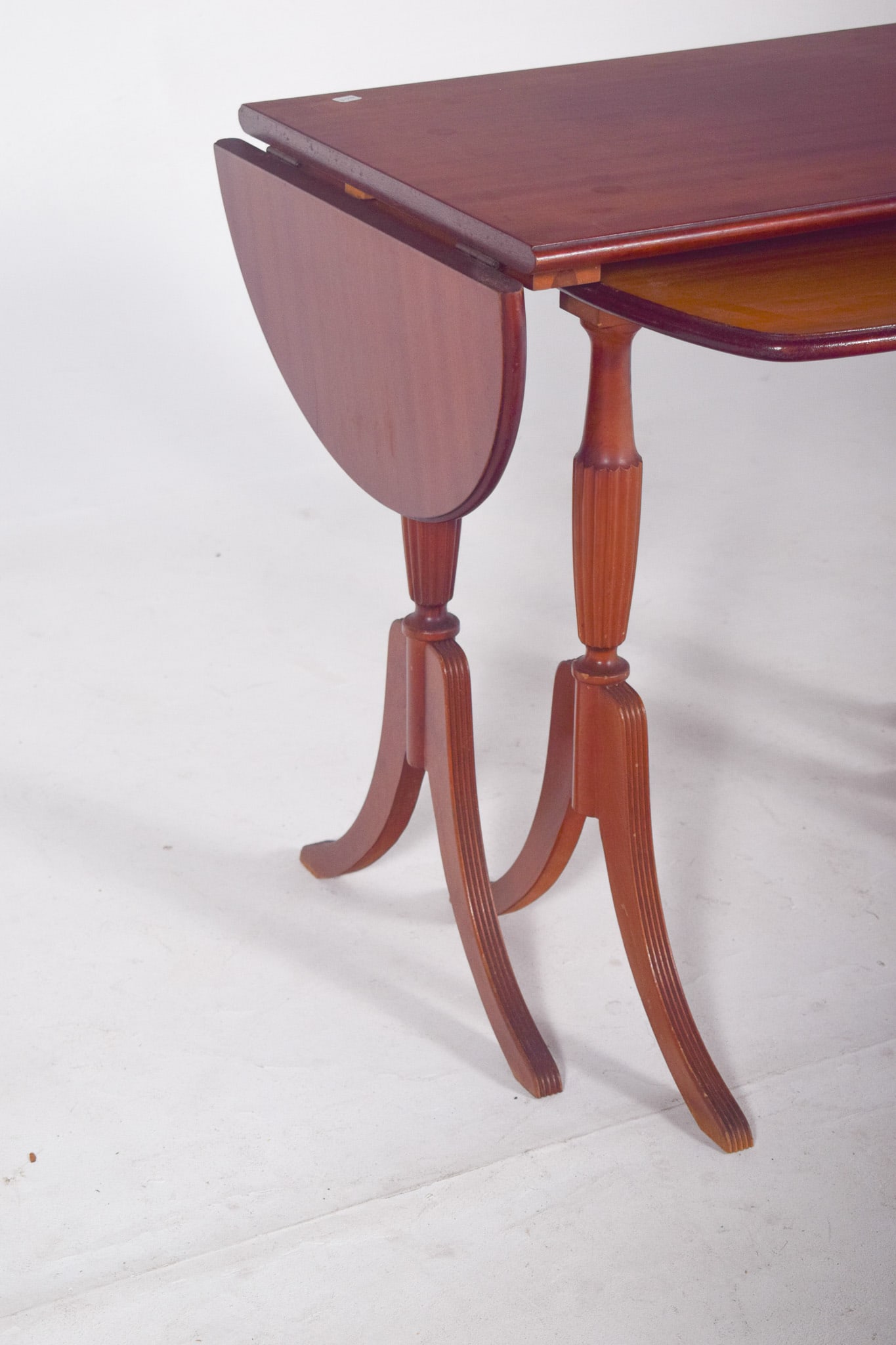 English Wood Nesting Tables, 1890s, Set of 2 - 9