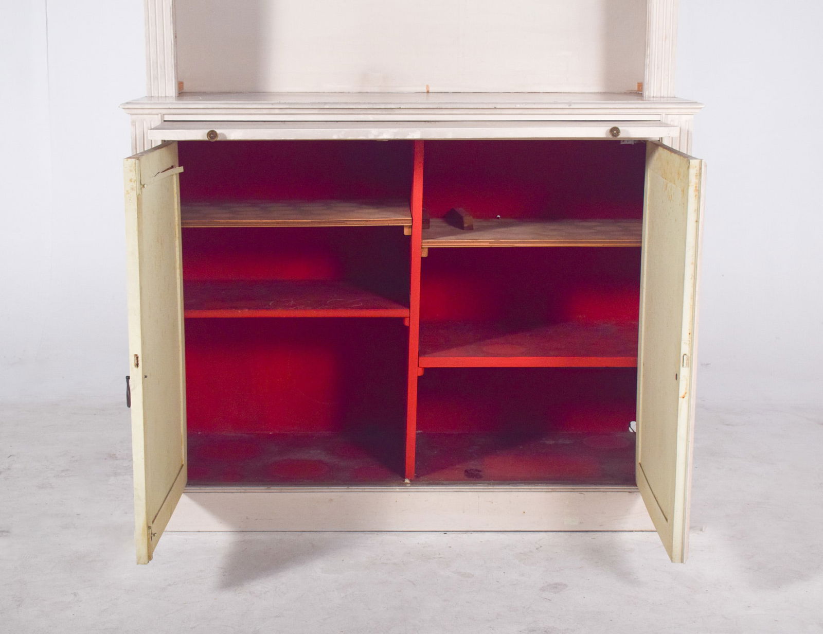 White Painted 2-Door Bookcase, 1890s - 14