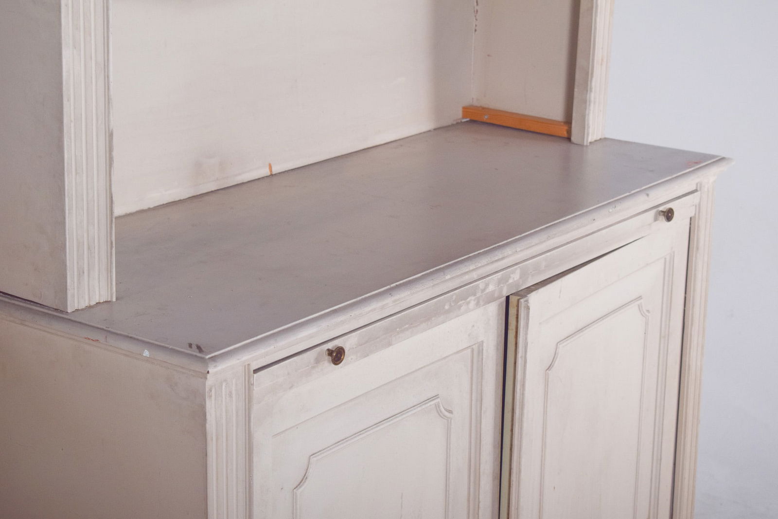 White Painted 2-Door Bookcase, 1890s - 5